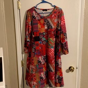 XXL dress with side pockets